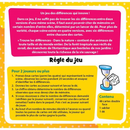 BrainBox: Trouve les Différences – dans la Nature - Jeux de société - Green Board Game Company - Asmodée