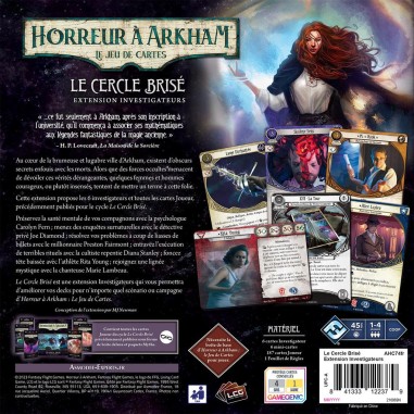 Horreur à Arkham Jce : Le Cercle Brisé - Extension Investigateurs - Jeux de société - Fantasy Flight Games