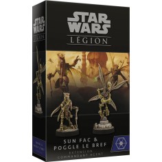 Star Wars : Légion - Sun Fac et Poggle Le Bref - Extension Commandant / Agent - Jeux de société - Atomic Mass Games