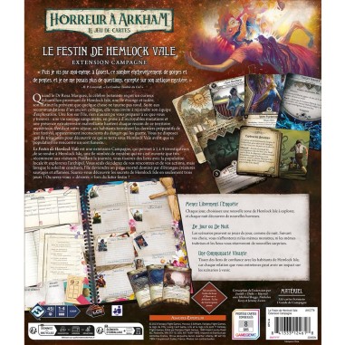 Horreur à Arkham Jce : Le Festin De Hemlock Vale - Extension Campagne - Jeux de société - Fantasy Flight Games