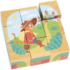 Cubes en bois Les Contes - Un jeu - Vilac 2
