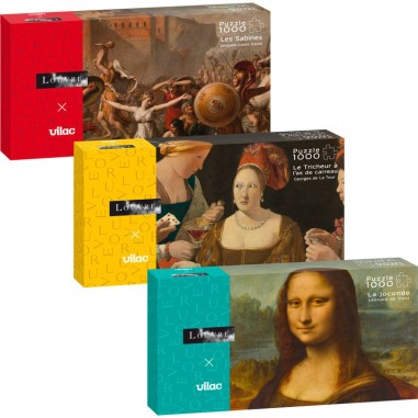 Puzzle 1000 pcs Les Sabines : Musée du Louvre - Vilac