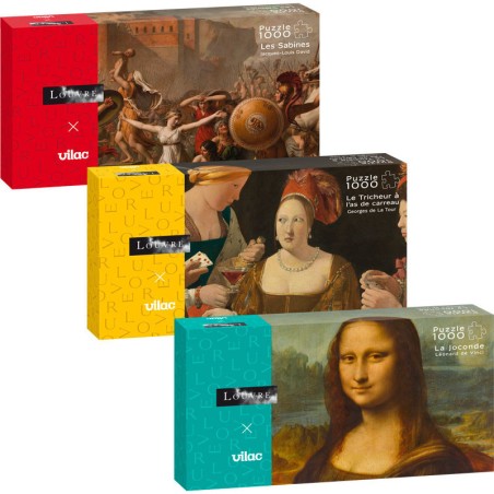 Puzzle 1000 pcs Les Sabines : Musée du Louvre - Vilac
