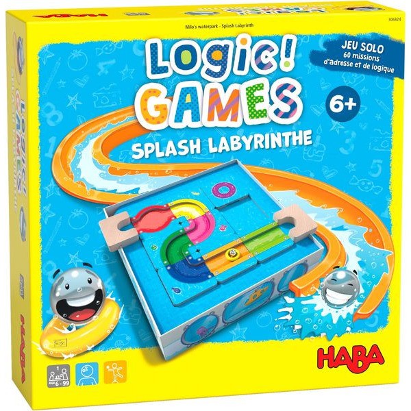 Logic! Games Splash Labyrinthe Haba