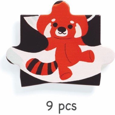 Puzzlo Panda - Puzzle en bois enfant - Djeco