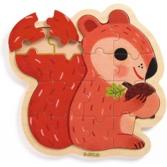 Puzzlo Nut - Puzzle en bois enfant - Djeco