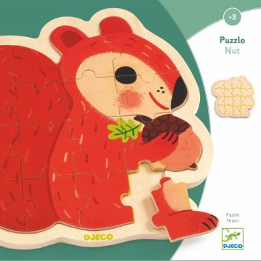 Puzzlo Nut - Puzzle en bois enfant - Djeco