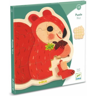 Puzzlo Nut - Puzzle en bois enfant - Djeco