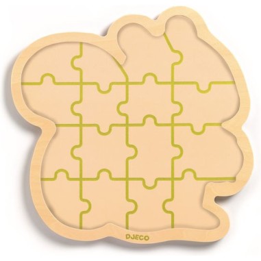 Puzzlo Nut - Puzzle en bois enfant - Djeco