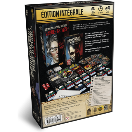 Négociateur Prise d'Otages & Vagues de Crimes - Edition Collector Intégrale - Don't Panic Games - Jeux - Don t Panic Games