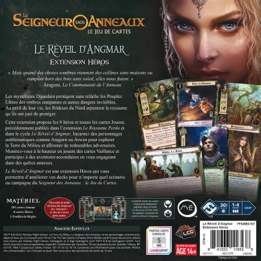 Le Réveil d'Angmar - Extension Héros - Le Seigneur des Anneaux Jce - Esprit Jeu - Fantasy Flight Games