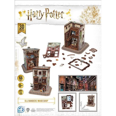 Puzzle 3D Harry Potter - Ollivander Fabriquant de Baguettes - 66 pièces - Puzzle - 4D Cityscape Worldwide Limited