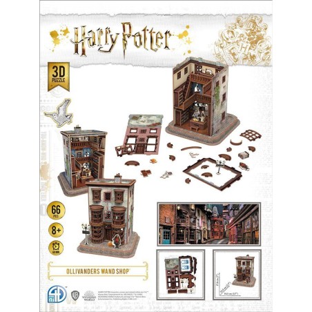 Puzzle 3D Harry Potter - Ollivander Fabriquant de Baguettes - 66 pièces - Puzzle - 4D Cityscape Worldwide Limited