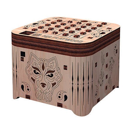 Boite à secret Tigre - maquette 3D mobile en bois - Mr. Playwood