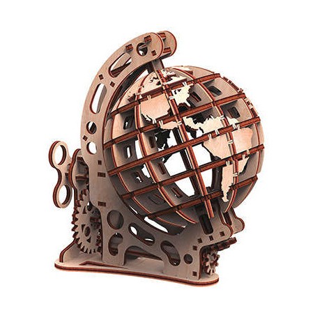 Globe petit modèle - maquette 3D mobile en bois - Mr. Playwood