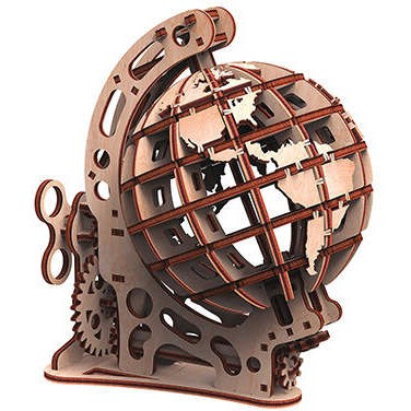 Globe petit modèle maquette 3D mobile en bois Mr. Playwood