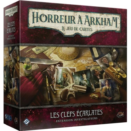 Horreur à Arkham Jce : Les Clefs Écarlates - Extension Investigateurs - Jeux de société - Fantasy Flight Games