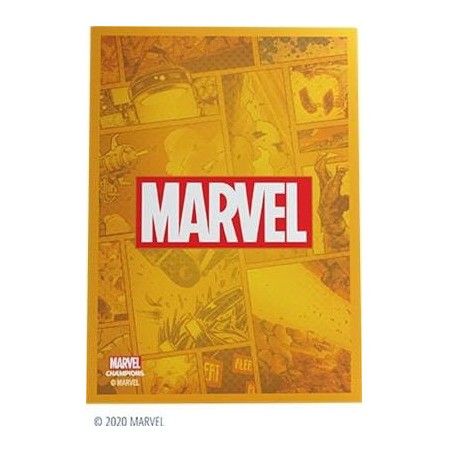 Protège cartes 50 Sleeves Marvel Champions - Modèles Divers - 66 x 92 mm - Jeux de société - Couleur Sleeves Marvel Champions Bl