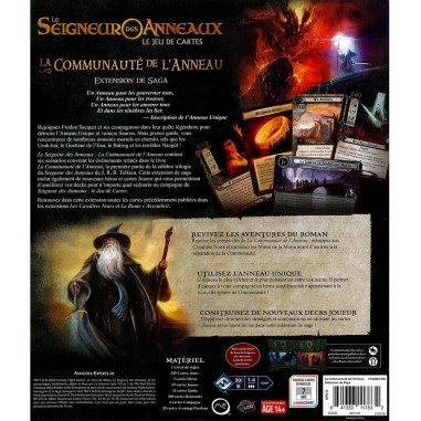Seigneur des Anneaux Jce : La Communauté de l'Anneau - Extension Saga - Jeux de société - Fantasy Flight Games