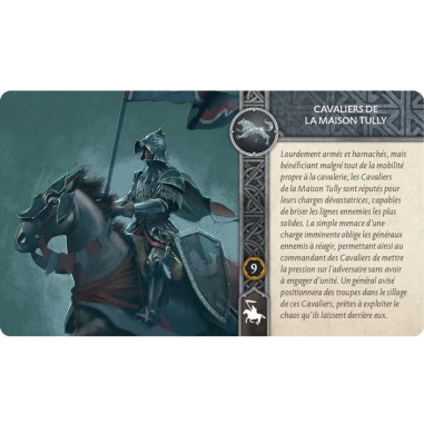 Le Trône de Fer: le Jeu de Figurines - Cavaliers de la Maison Tully - Edge - Jeux de figurines - Cmon