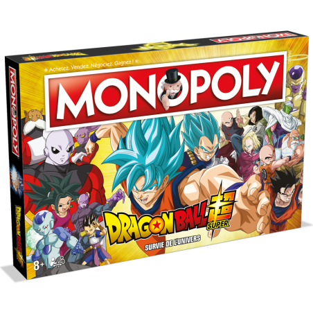 Monopoly Dragon Ball Super - Jeux de société - Winning Moves