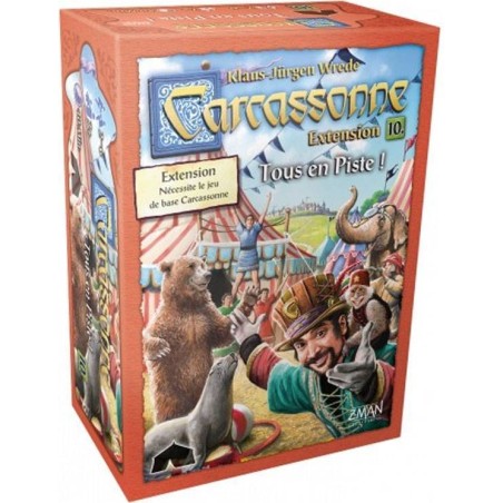 Carcassonne: Extension 10 - Tous en Piste - Jeu de société - Zman Games - Filosofia Games