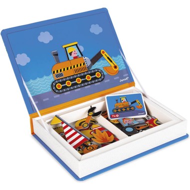 Magnetibook Bolides - jeu magnétique et éducatif - Janod