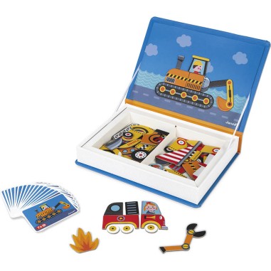Magnetibook Bolides - jeu magnétique et éducatif - Janod