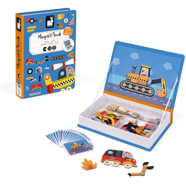 Magnetibook Bolides - jeu magnétique et éducatif - Janod