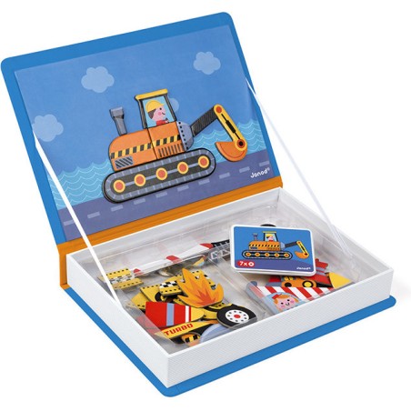 Magnetibook Bolides - jeu magnétique et éducatif - Janod