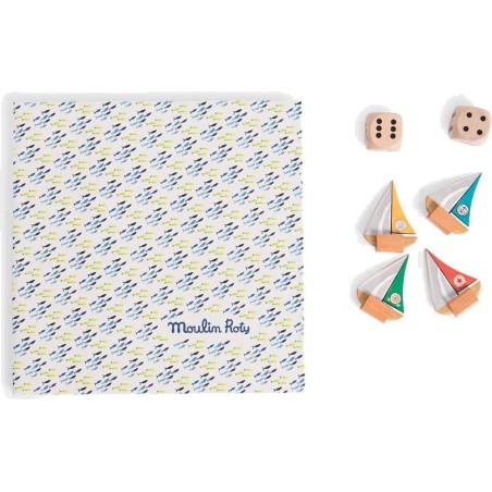 Jeu de l'oie de l'explorateur Le Jardin du Moulin - Moulin Roty