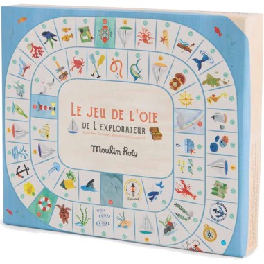 Jeu de l'oie de l'explorateur Le Jardin du Moulin - Moulin Roty