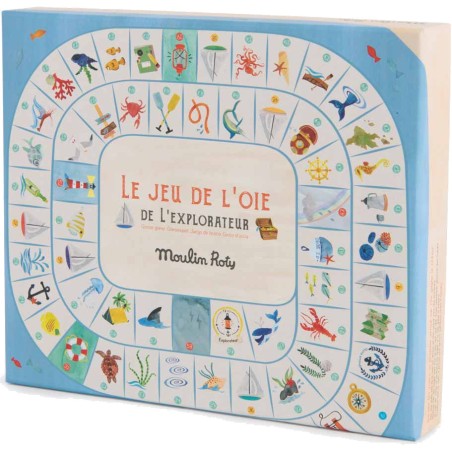 Jeu de l'oie de l'explorateur Le Jardin du Moulin - Moulin Roty