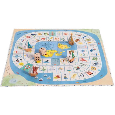 Jeu de l'oie de l'explorateur Le Jardin du Moulin - Moulin Roty