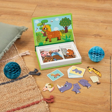 Magnéti'book animaux - Magnet animaux et jeu éducatif aimanté - Janod
