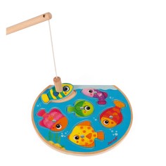 Puzzle Speedy Fish - bois - : Puzzles magnétiques - Janod 2
