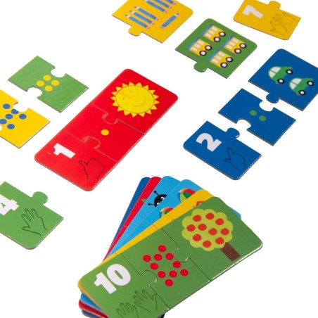 Puzzles Les chiffres Les Popipop - Puzzle éducatif - Moulin Roty