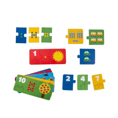 Puzzles Les chiffres Les Popipop - Puzzle éducatif - Moulin Roty