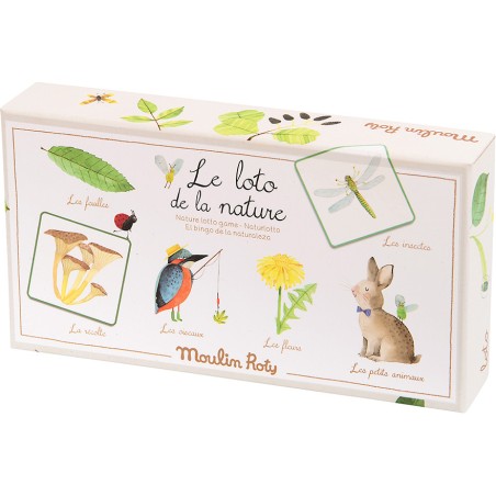 Loto de la nature le jardin du moulin - jeu - Moulin Roty