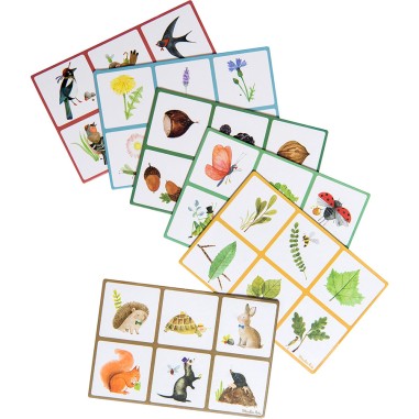 Loto de la nature le jardin du moulin - jeu - Moulin Roty