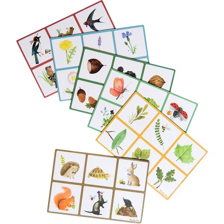 Loto de la nature le jardin du moulin - jeu - Moulin Roty