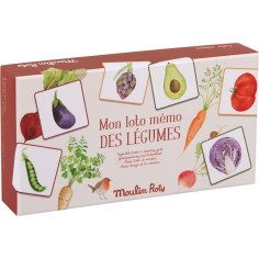 Mon loto mémo des légumes Le Jardin du Moulin - Moulin Roty