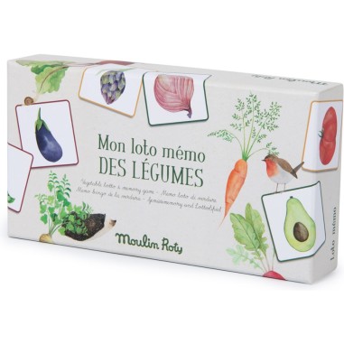 Mon loto mémo des légumes Le Jardin du Moulin - Moulin Roty