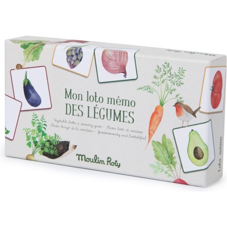 Mon loto mémo des légumes Le Jardin du Moulin - Moulin Roty