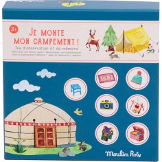 Jeu je monte mon campement Le Jardin du Moulin - Moulin Roty