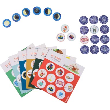 Jeu je monte mon campement Le Jardin du Moulin - Moulin Roty