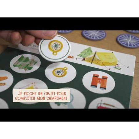 Jeu je monte mon campement Le Jardin du Moulin - Moulin Roty