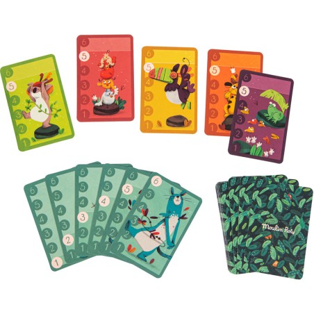 Jeu de bataille Dans la jungle - Jeu de cartes - Moulin Roty