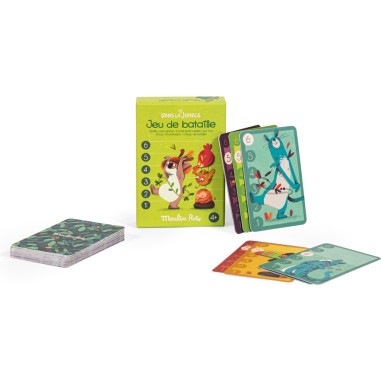 Jeu de bataille Dans la jungle - Jeu de cartes - Moulin Roty