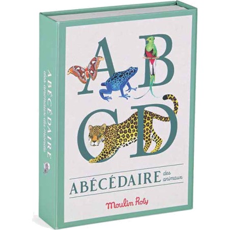 Cartes abécédaire animaux Tout autour du monde - Moulin Roty
